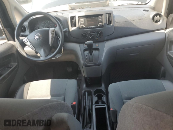 2019 Nissan NV200 S with VIN 3N6CM0KN2KK712545, listed as a Copart auction lot 59191145 with 25,769 mi miles and Salvage title. Bid and sale history available at DreamBid. Image 8.