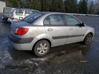 2008 Kia Rio LX with VIN KNADE123186392136, listed as a Copart auction lot 43274905 with 124,690 mi miles and Clean Title. Bid and sale history available at carsss.com. Image 3.