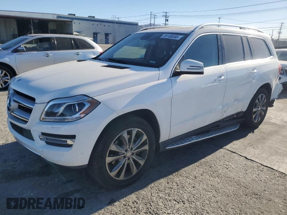 2015 Mercedes-Benz GL-Class GL 350 BlueTEC with VIN 4JGDF2EE8FA530005, listed as a Copart auction lot 89188595 with 153,023 mi miles and Salvage Title. Bid and sale history available at carsss.com. Image 1.