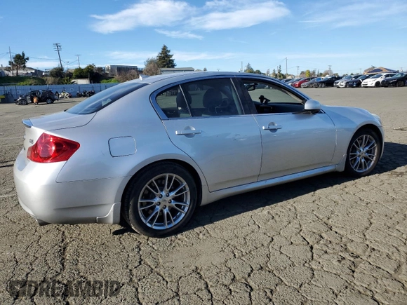2008 Infiniti G35 Sedan Journey with VIN JNKBV61E98M226659, listed as a Copart auction lot 88713895 with 182,886 mi miles and Salvage Title. Bid and sale history available at carsss.com. Image 3.