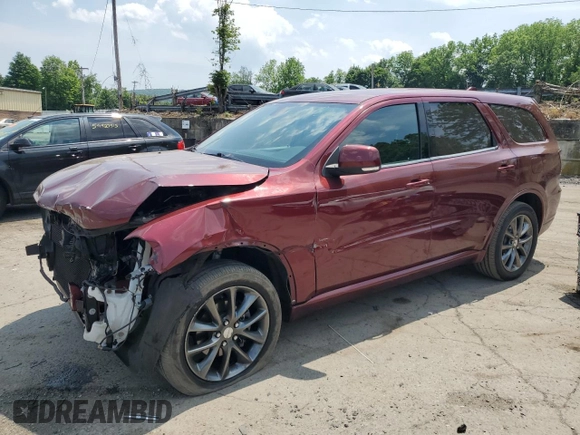 2018 Dodge Durango GT with VIN 1C4RDJDG9JC395675, listed as a Copart auction lot 59789235 with 65,270 mi miles and Salvage title. Bid and sale history available at DreamBid. Image 1.