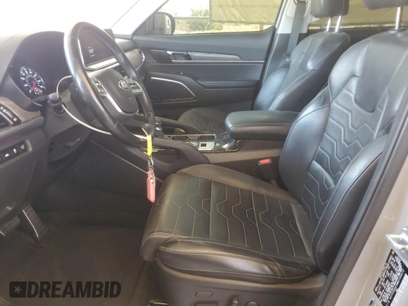 2021 Kia Telluride SX with VIN 5XYP5DHC3MG156572, listed as a Copart auction lot 59173945 with 45,089 mi miles and Salvage title. Bid and sale history available at DreamBid. Image 7.