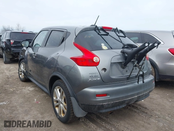 2011 Nissan Juke SL with VIN JN8AF5MV6BT013508, listed as a IAAI auction lot 41833046 with 191,517 mi miles. Bid and sale history available at carsss.com. Image 3.