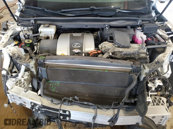 2020 Lexus RX 450h with VIN 2T2HGMDA0LC056485, listed as a Copart auction lot 57323285 with 41,762 mi miles and Salvage title. Bid and sale history available at DreamBid. Image 12.