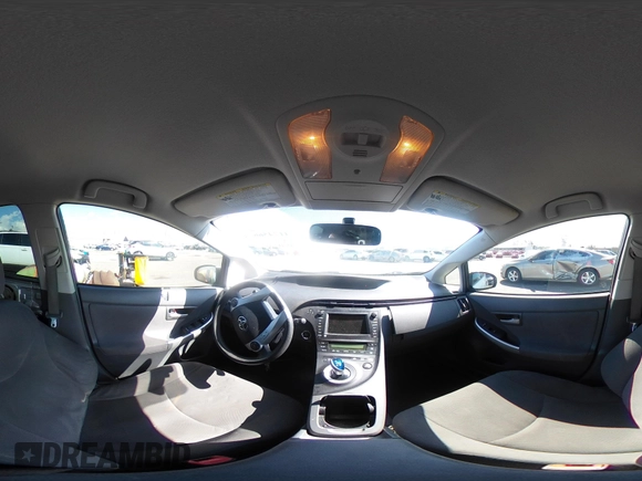 2011 Toyota Prius I with VIN JTDKN3DU3B0283148, listed as a IAAI auction lot 41745665 with 166,688 mi miles. Bid and sale history available at carsss.com. Image 20.