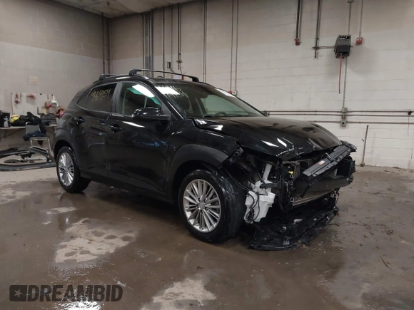 2021 Hyundai Kona SEL Plus with VIN KM8K6CAA8MU739661, listed as a IAAI auction lot 41464154 with 36,287 mi miles. Bid and sale history available at carsss.com. Image 1.