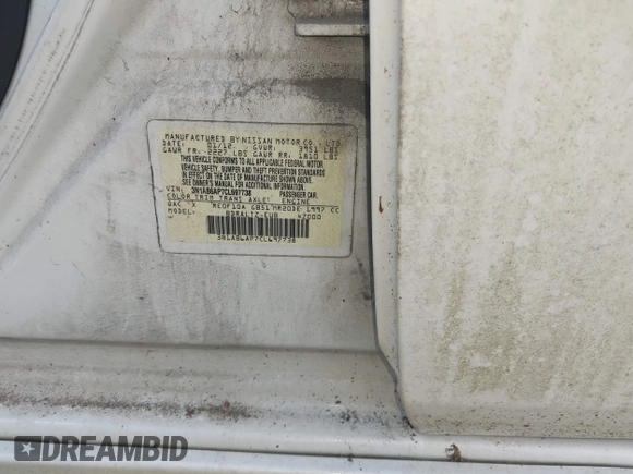 2012 Nissan Sentra SR z VIN 3N1AB6AP7CL697738, wystawiony jako IAAI lot #42358597 z przebiegiem Nie podano mil oraz . Historia ofert i sprzedaży dostępna na DreamBid. Obrazek 9.