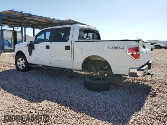 2013 Ford F-150 XL with VIN 1FTFW1EF8DFC59091, listed as a Copart auction lot 61582485 with 107,640 mi miles and Salvage title. Bid and sale history available at DreamBid. Image 2.