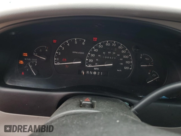1998 Ford Explorer XL with VIN 1FMZU34E8WZB07364, listed as a Copart auction lot 51261845 with 98,429 mi miles and Salvage title. Bid and sale history available at DreamBid. Image 9.