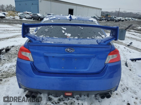2017 Subaru WRX with VIN JF1VA1B69H9821430, listed as a Copart auction lot 44889635 with 100,827 mi miles and Salvage Title. Bid and sale history available at carsss.com. Image 6.