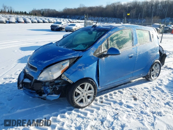 2015 Chevrolet Spark LS with VIN KL8CB6S91FC765434, listed as a IAAI auction lot 41400278 with 80,993 mi miles and . Bid and sale history available at DreamBid. Image 2.