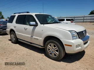 2010 Mercury Mountaineer Premier with VIN 4M2EN3JE7AUJ00474, listed as a Copart auction lot 57774255 with 138,563 mi miles and Salvage title. Bid and sale history available at DreamBid. Image 4.