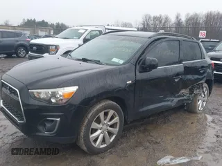 2014 Mitsubishi Outlander Sport SE with VIN 4A4AR4AU3EE012813, listed as a IAAI auction lot 41965067 with 146,236 mi miles. Bid and sale history available at carsss.com. Image 18.