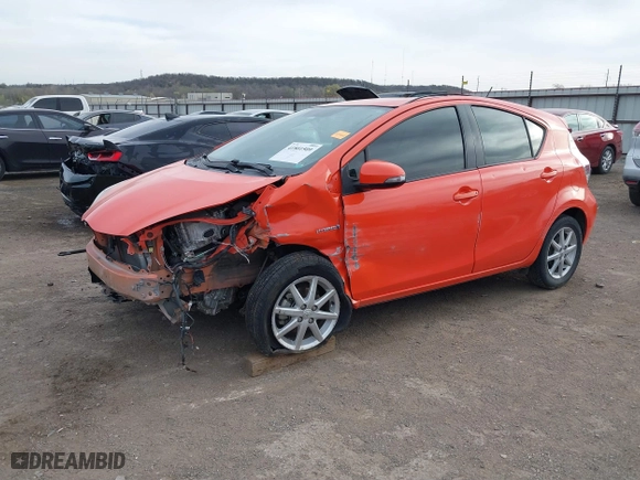 2013 Toyota Prius c One with VIN JTDKDTB35D1051791, listed as a IAAI auction lot 41801509 with 69,870 mi miles. Bid and sale history available at carsss.com. Image 18.