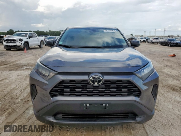 2022 Toyota RAV4 LE with VIN 2T3H1RFV3NC201287, listed as a Copart auction lot 63579475 with 52,581 mi miles and Salvage title. Bid and sale history available at DreamBid. Image 5.
