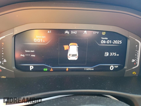 2022 Volkswagen Atlas SE z VIN 1V2HE2CA7NC213195, wystawiony jako Copart lot #50336425 z przebiegiem 113 293 mil mil oraz Szkoda całkowita • Salvage title. Historia ofert i sprzedaży dostępna na DreamBid. Obrazek 9.