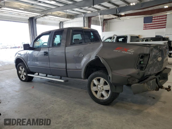 2008 Ford F-150 XLT with VIN 1FTPX14V58FB71339, listed as a Copart auction lot 63600585 with 204,162 mi miles and Salvage title. Bid and sale history available at DreamBid. Image 2.