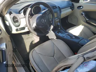 2008 Mercedes-Benz SLK 280 with VIN WDBWK54F48F186729, listed as a Copart auction lot 49432735 with 92,307 mi miles and Salvage title. Bid and sale history available at DreamBid. Image 8.