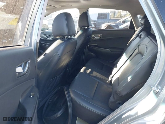 2021 Hyundai Kona Electric Ultimate with VIN KM8K53AG0MU103629, listed as a IAAI auction lot 41781114 with 49,398 mi miles. Bid and sale history available at carsss.com. Image 8.