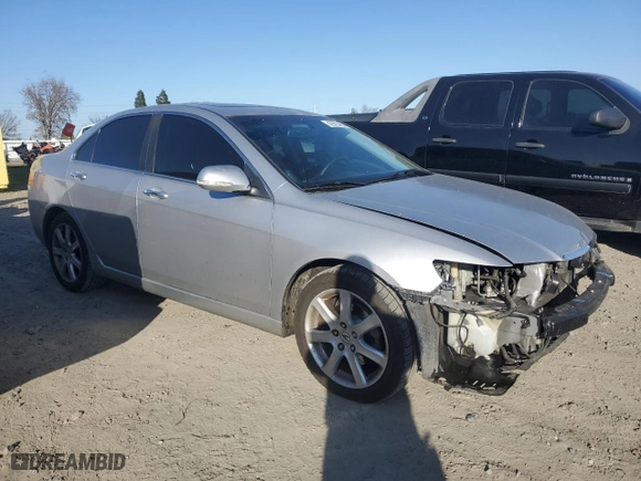 2005 Acura TSX with VIN JH4CL96985C018832, listed as a Copart auction lot 42823455 with 118,892 mi miles and Salvage Title. Bid and sale history available at carsss.com. Image 4.