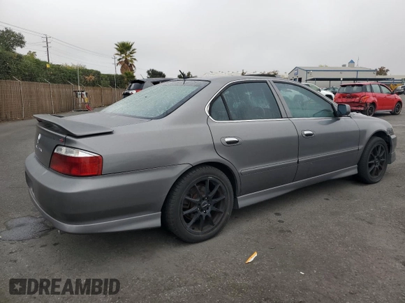 2003 Acura TL Type S w/Navigation System with VIN 19UUA56973A056955, listed as a Copart auction lot 80721594 with 153,180 mi miles and Salvage Title. Bid and sale history available at carsss.com. Image 3.