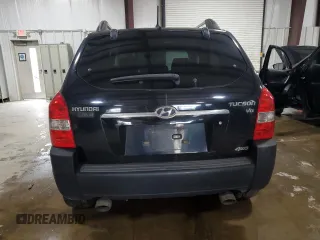 2008 Hyundai Tucson SE with VIN KM8JN72DX8U851835, listed as a Copart auction lot 52981045 with 190,552 mi miles and Clean Title. Bid and sale history available at carsss.com. Image 6.