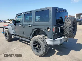 2017 Jeep Wrangler Unlimited Sport with VIN 1C4BJWDG7HL607071, listed as a Copart auction lot 63699585 with Not provided miles and Salvage title. Bid and sale history available at DreamBid. Image 2.