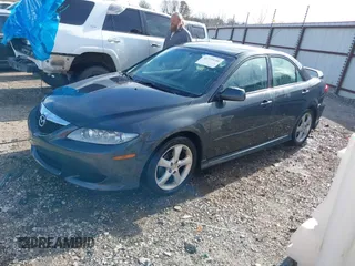2004 Mazda Mazda6 s with VIN 1YVFP80D845N25950, listed as a IAAI auction lot 41735140 with 168,672 mi miles. Bid and sale history available at carsss.com. Image 2.
