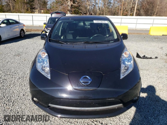 2015 Nissan LEAF SV with VIN 1N4AZ0CP5FC321046, listed as a Copart auction lot 72875012 with 56,265 mi miles. Bid and sale history available at carsss.com. Image 5.
