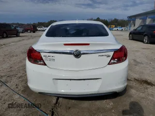 2011 Buick Regal CXL RL1 with VIN W04GN5EC1B1019647, listed as a Copart auction lot 88759455 with 0 mi miles and Salvage Title. Bid and sale history available at carsss.com. Image 6.