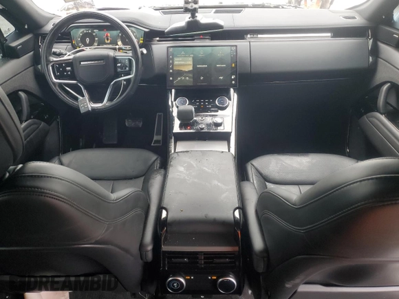 2023 Land Rover Range Rover Sport SE with VIN SAL1P9EU8PA108931, listed as a Copart auction lot 43055095 with 27,104 mi miles and Salvage Title. Bid and sale history available at DreamBid. Image 8.