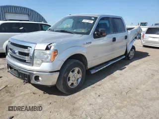 2014 Ford F-150 XL with VIN 1FTFW1ET8EFC21156, listed as a Copart auction lot 61071845 with 142,469 mi miles and Salvage title. Bid and sale history available at DreamBid. Image 1.