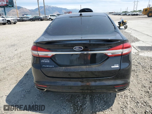 2017 Ford Fusion SE with VIN 3FA6P0H93HR207105, listed as a Copart auction lot 59310365 with 81,313 mi miles and Salvage title. Bid and sale history available at DreamBid. Image 6.