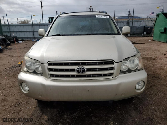 2002 Toyota Highlander with VIN JTEHF21A120089421, listed as a Copart auction lot 51533505 with 241,405 mi miles and Clean Title. Bid and sale history available at carsss.com. Image 5.
