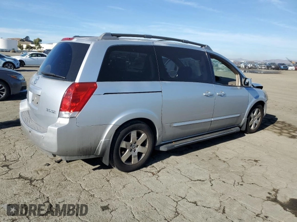 2004 Nissan Quest SE with VIN 5N1BV28U54N332257, listed as a Copart auction lot 83901234 with 119,401 mi miles and Salvage Title. Bid and sale history available at carsss.com. Image 3.