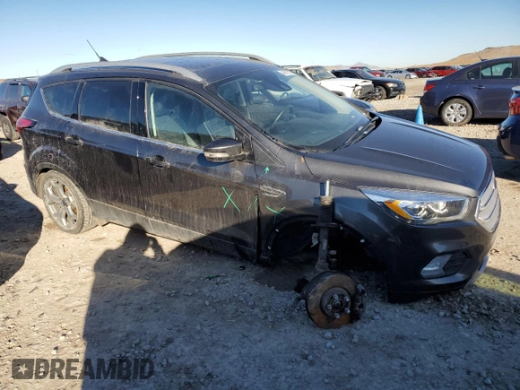 2019 Ford Escape Titanium with VIN 1FMCU9J90KUA00316, listed as a Copart auction lot 45917075 with 84,331 mi miles and Salvage Title. Bid and sale history available at carsss.com. Image 4.