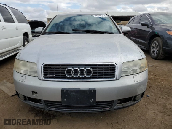 2004 Audi A4 3.0L with VIN WAULT68E04A068464, listed as a Copart auction lot 78646214 with 192,368 mi miles and Clean Title. Bid and sale history available at carsss.com. Image 5.