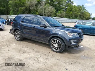 2017 Ford Explorer Sport z VIN 1FM5K8GT7HGC29725, wystawiony jako Copart lot #59944785 z przebiegiem 121 715 mil mil oraz Szkoda całkowita • Salvage title. Historia ofert i sprzedaży dostępna na DreamBid. Obrazek 4.