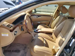 2007 Mercedes-Benz S 5.5L V8 with VIN WDDNG71X87A042271, listed as a Copart auction lot 48587015 with 110,222 mi miles and Salvage Title. Bid and sale history available at carsss.com. Image 7.