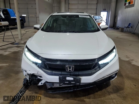 2020 Honda Civic Sedan Touring with VIN 19XFC1F96LE203872, listed as a Copart auction lot 46944375 with 72,000 mi miles and Salvage Title. Bid and sale history available at carsss.com. Image 5.