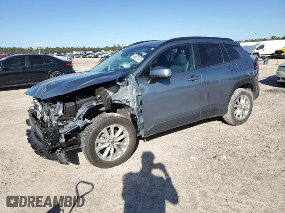 2023 Toyota Corolla Cross LE with VIN 7MUCAAAG8PV060228, listed as a Copart auction lot 86827224 with 40,395 mi miles and Salvage title. Bid and sale history available at DreamBid. Image 1.