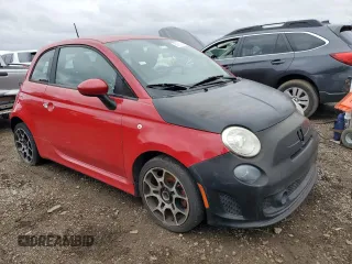 2013 FIAT 500 Turbo with VIN 3C3CFFHH9DT560167, listed as a Copart auction lot 80938124 with 95,333 mi miles and Clean title. Bid and sale history available at DreamBid. Image 4.
