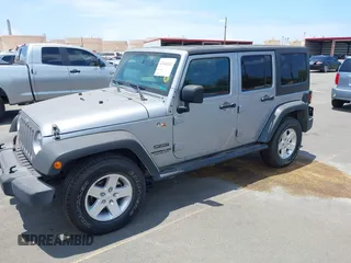 2016 Jeep Wrangler Unlimited Freedom with VIN 1C4BJWDG7GL109953, listed as a IAAI auction lot 42140111 with 24,570 mi miles and . Bid and sale history available at DreamBid. Image 2.