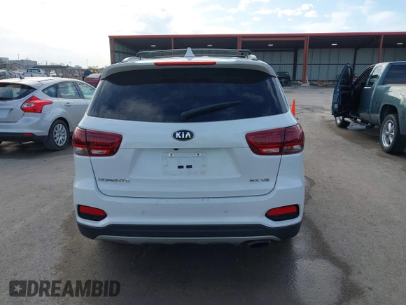2019 Kia Sorento EX V6 with VIN 5XYPHDA5XKG507641, listed as a IAAI auction lot 41655933 with 171,136 mi miles. Bid and sale history available at carsss.com. Image 16.