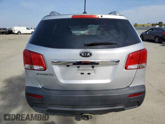 2011 Kia Sorento LX with VIN 5XYKT3A17BG135319, listed as a Copart auction lot 53529095 with 225,609 mi miles and Clean Title. Bid and sale history available at carsss.com. Image 6.