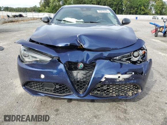 2020 Alfa Romeo Giulia Ti with VIN ZARFANBN5L7634712, listed as a Copart auction lot 73278784 with 0 mi miles and Salvage Title. Bid and sale history available at carsss.com. Image 5.