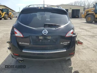2013 Nissan Murano SV with VIN JN8AZ1MW6DW310398, listed as a Copart auction lot 53489815 with 55,432 mi miles and Salvage Title. Bid and sale history available at carsss.com. Image 6.