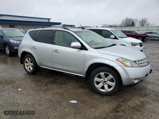 2006 Nissan Murano SE with VIN JN8AZ08W16W510354, listed as a Copart auction lot 81527184 with 202,834 mi miles and Clean Title. Bid and sale history available at carsss.com. Image 4.