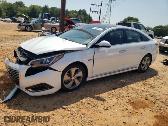 2016 Hyundai Sonata Hybrid Limited with VIN KMHE34L16GA018026, listed as a Copart auction lot 65356313 with 83,016 mi miles. Bid and sale history available at carsss.com. Image 1.