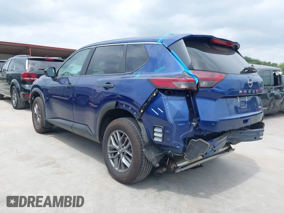 2023 Nissan Rogue S with VIN 5N1BT3AB3PC876924, listed as a IAAI auction lot 42134625 with 5,566 mi miles and . Bid and sale history available at DreamBid. Image 3.